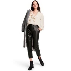 Nili Lotan X target black pleather pants